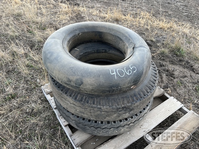 (2) 8.25-20 tires